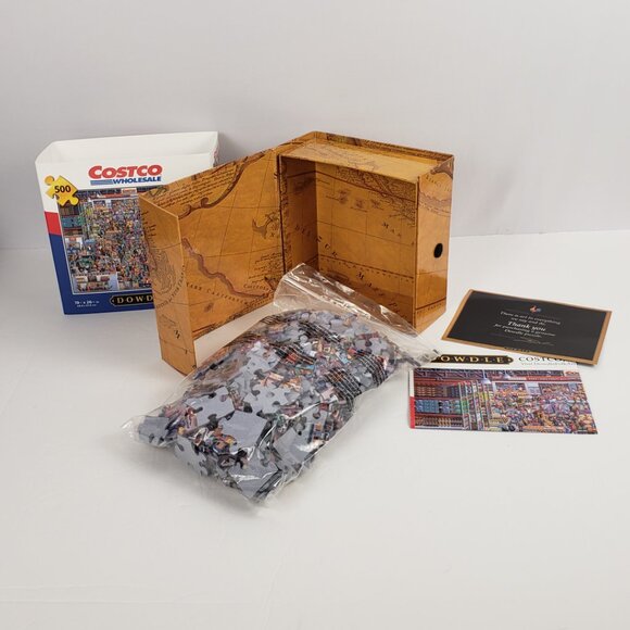 Puzzle 500pc 19x26 Dowdle Costco Wholesale Shopping Store Jigsaw Pre-owned - Picture 3 of 16
